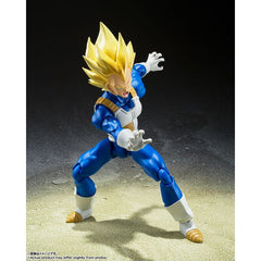 Bandai Tamashii Dragon Ball Z S.H. Figuarts Super Saiyan Vegeta -Sangre de Super Saiyajin Despertado- Figura de acción