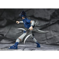 Bandai Spirits Naruto S.H. Figuarts Sasuke Uchiha - El prodigio ninja del linaje del clan Uchiha - Figura de acción