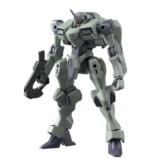 From the latest in the Gundam series "Mobile Suit Gundam: The Witch from Mercury", Peil Technologies' mobile suit Zowort has been transformed in HG!
Refitted parts aid with easy assembly and avoids pinching.
The neck can be pulled out to expand the range of movement.
Ball joint articulation in the waist supports forward and backward postures.
Grip of the beam saber is stored in the forearm.
Dedicated weapons with a characteristic form are included.
Clear green beam parts are included for the beam saber.