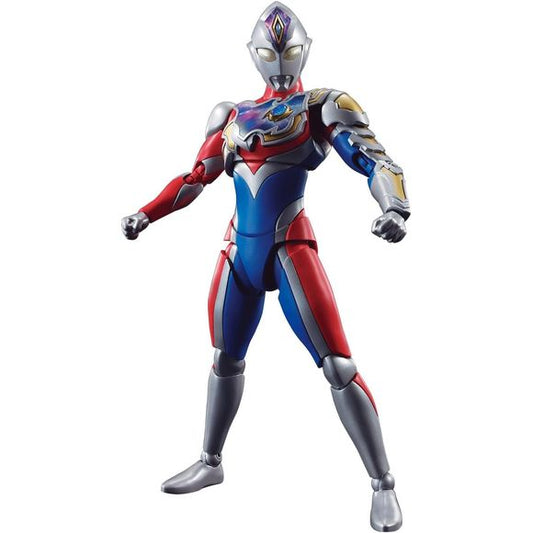"Ultraman Decker Flash Type" from the popular "Ultraman Decker" is now available in the Figure-rise Standard series!
- "Color timer" comes with two types, red and blue, and you can reproduce the scene in the play by replacing the parts.
- Thorough pursuit of color coding of parts.
Minimize the places where the seal is used, and reproduce the color coding by the molding color.
- "Ultra Dual Sword" can reproduce two forms by opening and closing the wings.
- The movement of the head is expanded by sinking the