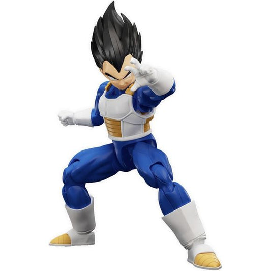 The second in the "NEW SPEC" series, which is full of range of motion and beautiful modeling! Vegeta (NEW SPEC Ver.) as he appears in "Dragon Ball Z"!
FEATURES: 
- Newly equipped with "Muscle Build System PLUS".
-  Thorough verification of human body structure. Pursue the reality that dwells in the details from the bumps of the muscles to the fingertips.
- Details are also applied to the parts hidden in the suit to express the muscles.
- The body line does not collapse even in bold poses.
- Various facial