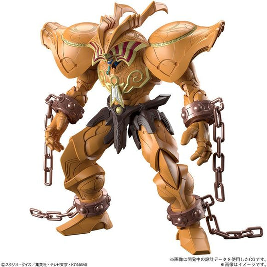 From "Yu-Gi-Oh! Duel Monsters", "Exodia the Forbidden One" is a Figure-rise Standard Amplified and the long-awaited three-dimensional figure!
Powerful modeling is realized by dividing parts and molding expression. In addition, Amplified's unique arrangements in various places amplify the charm of the characters. The characteristic face and body patterns are reproduced by sophisticated parts division.
Equipped with ball movement on the neck and chest, and shaft movement on the waist. The shoulder armor can