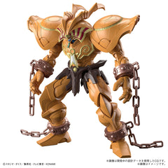 From "Yu-Gi-Oh! Duel Monsters", "Exodia the Forbidden One" is a Figure-rise Standard Amplified and the long-awaited three-dimensional figure!
Powerful modeling is realized by dividing parts and molding expression. In addition, Amplified's unique arrangements in various places amplify the charm of the characters. The characteristic face and body patterns are reproduced by sophisticated parts division.
Equipped with ball movement on the neck and chest, and shaft movement on the waist. The shoulder armor can