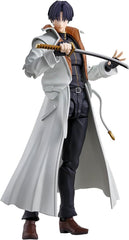 <p>Shinomori Aoshi from the TV anime "Rurouni Kenshin -Meiji Swordsman Romantic Story-" joins the "S.H.Figuarts" action-figure series from Bandai! This figure was made under the supervision of original author Nobuhiro Watsuki! A wide variety of interchangeable parts are included for various poses; combined with the outstanding articulation of the S.H.Figuarts lineup, you'll be able to recreate all your favorite poses and scenes from the show.</p>
