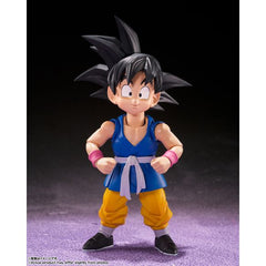 SON GOKU as seen in "DRAGON BALL GT" joins S.H.Figuarts!
Featuring a totally new sculpt and enhanced joints, it captures dramatic poses from the series with ease. Measures approximately 3.5" tall
Set Contents:
Main Body
Three expression parts
Five pairs of option hands
Optional head
Optional uniform
Kamehameha attack effect parts