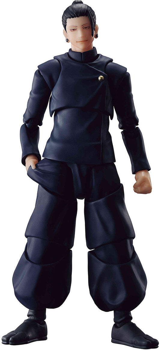 Suguru Geto, as seen in the second season of the TV anime "Jujutsu Kaisen," returns to Bandai's "S.H.Figuarts" action-figure lineup, as he was in his own high-school days! He's incredibly posable for maximum action, and comes with multiple interchangeable hands, and interchangeable faces.
