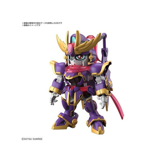 From the "Gundam Build Series" 10th anniversary video "Gundam Build Metaverse" scheduled for delivery in November 2023, the Kunoichi motif gunpla "F9 No 1 Kai" appears in the SD Gundam Cross Silhouette!
FEATURES:
- Two types of frames, CS and SD, are included! The frame is selectable and you can enjoy the proportions you like.
- "Maximum output mode" and "Light mode" can be reproduced by rearranging parts.
- Expandable effects and weapon parts are included. You can enjoy changing weapons unique to Kunoichi