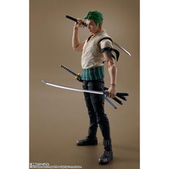 Bandai Tamashii Nations Netflix One Piece S.H.Figuarts Roronoa Zoro Action Figure