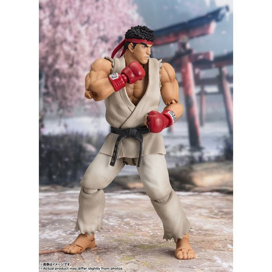 <p>Ryu from the "Street Fighter" games returns to the "S.H.Figuarts" action-figure lineup from Bandai in his outfit from the early series! This figure's coloring is inspired by Ryu's classic costume, which also appears in the latest game, "Street Fighter 6"!</p>
<p><strong>Product Features:</strong></p>
<ul>
<li>Based on Street Fighter</li>
<li>Part of the S.H.Figuarts series</li>
</ul>
