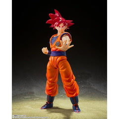 Bandai Dragon Ball Z S.H.Figuarts Super Saiyan Son Goku (Saiyan God Imbuido con la Luz de Corazones Justos) Figura de Acción