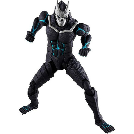 <p>KAIJU No. 8, from the show of the same name, joins S.H.Figuarts!</p>
<p>Faithfully detailed and designed for dynamic posability, it lets you re-create your favorite scenes from the show.</p>
<p><strong>Product Features:</strong></p>
<ul>
<li>Based on Kaiju No. 8</li>
<li>Part of the S.H.Figuarts series</li>
<li>Approximately 7.5 inches tall (19cm)</li>
<li>Includes interchangeable expression and/or head parts</li>
<li>Includes interchangeable hand and/or wrist parts</li>
</ul>
<p><strong>Box Co