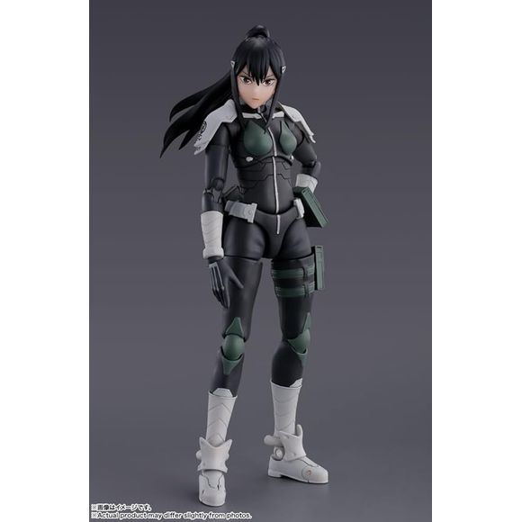 <p>Mina Ashiro, from the manga and upcoming anime "Monster No. 8," joins the "S.H.Figuarts" action-figure series from Bandai! She's amazingly posable for maximum action -- she can even balance on one knee! Her trademark weapon, a massive handheld cannon, is included, and she comes with three interchangeable face parts: an angry expression, a smile, and one wearing her headgear. Interchangeable facial parts for S.H.Figuarts Monster No. 8 are included too. Order her for your own collection today!</p>
<p>[Figu