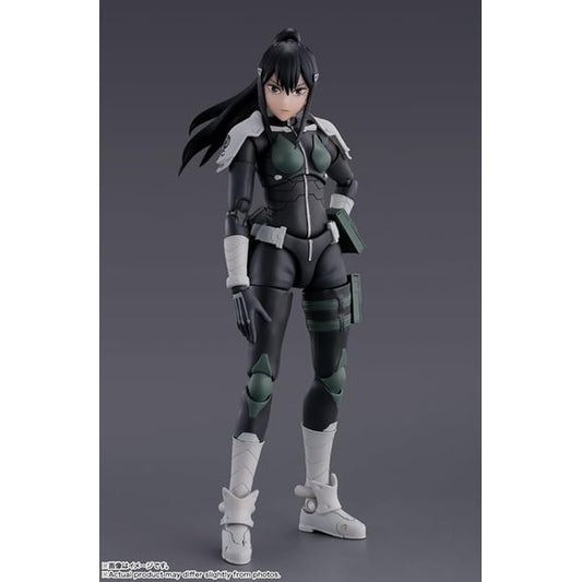 <p>Mina Ashiro, from the manga and upcoming anime "Monster No. 8," joins the "S.H.Figuarts" action-figure series from Bandai! She's amazingly posable for maximum action -- she can even balance on one knee! Her trademark weapon, a massive handheld cannon, is included, and she comes with three interchangeable face parts: an angry expression, a smile, and one wearing her headgear. Interchangeable facial parts for S.H.Figuarts Monster No. 8 are included too. Order her for your own collection today!</p>
<p>[Figu