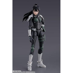 <p>Mina Ashiro, from the manga and upcoming anime "Monster No. 8," joins the "S.H.Figuarts" action-figure series from Bandai! She's amazingly posable for maximum action -- she can even balance on one knee! Her trademark weapon, a massive handheld cannon, is included, and she comes with three interchangeable face parts: an angry expression, a smile, and one wearing her headgear. Interchangeable facial parts for S.H.Figuarts Monster No. 8 are included too. Order her for your own collection today!</p>
<p>[Figu