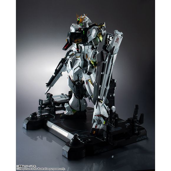 The legendary RX-93 Nu Gundam from Mobile Suit Gundam: Char's Counterattack joins Tamashii Nations' premium METAL STRUCTURE KAITAI-SHOU-KI series.
Standing an impressive 14.6 inches (37.1 cm) tall, this massive display piece combines ABS, PVC, and die-cast components with an extraordinary level of mechanical detail. Intricate exterior paneling and internal structures recreate the Nu Gundam with a level of complexity designed to evoke the construction and maintenance of a full-scale mobile suit.
Integrated
