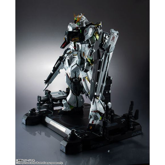 The legendary RX-93 Nu Gundam from Mobile Suit Gundam: Char's Counterattack joins Tamashii Nations' premium METAL STRUCTURE KAITAI-SHOU-KI series.
Standing an impressive 14.6 inches (37.1 cm) tall, this massive display piece combines ABS, PVC, and die-cast components with an extraordinary level of mechanical detail. Intricate exterior paneling and internal structures recreate the Nu Gundam with a level of complexity designed to evoke the construction and maintenance of a full-scale mobile suit.
Integrated