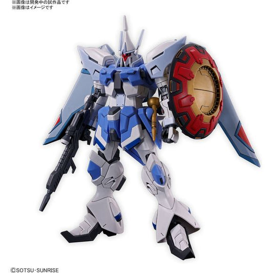 PRE-ORDER: Expected to ship in May 2024

Introducing a High Grade kit of Agnes Giebenrath's Gyan Strom from the movie "Mobile Suit Gundam SEED Freedom"!

The kit is equipped with a specialized internal structure "SEED Action System" for capturing iconic action poses from the film. It also features enhanced arm articulation thanks to the sliding mechanism in the shoulder armor connection.

The distinctive beam axe, designed uniquely for this suit, can be mounted to the waist by swapping in the included stora