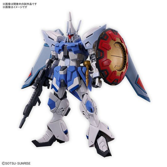 Introducing a High Grade kit of Agnes Giebenrath's Gyan Strom from the movie "Mobile Suit Gundam SEED Freedom"! The kit is equipped with a specialized internal structure "SEED Action System" for capturing iconic action poses from the film.