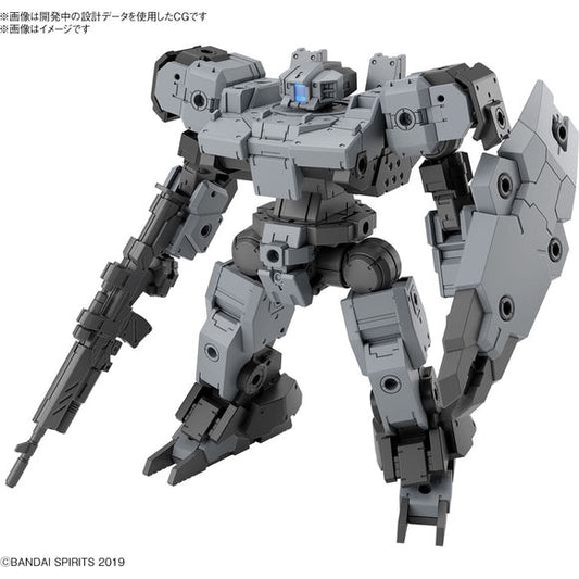 Pre-order Expected to ship in May 2024

Bandai brings us the Vaskyrot of the Earth Allied Forces -- the newest member of their "30MM" (30Minutes Missions) model-kit lineup! The Baskyrotto is equipped with the most 3mm joints in the history of the 30MM lineup, for more expandability than ever before! Its backpack with a built-in C-type joint can be expanded too. A rifle and shield are included; the shield is equipped with multiple 3mm joints on both sides. Although the Vaskyrot has massive proportions, it's