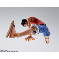 Bandai Tamashii Nations One Piece S.H.Figuarts Monkey D. Luffy -Romance Dawn- Action Figure