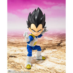 Bandai Tamashii Nations Dragon Ball DAIMA S.H.Figuarts Figura de Acción de Vegeta (Mini)