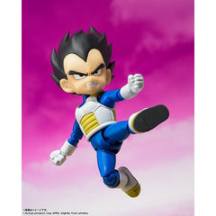 Bandai Tamashii Nations Dragon Ball DAIMA S.H.Figuarts Figura de Acción de Vegeta (Mini)