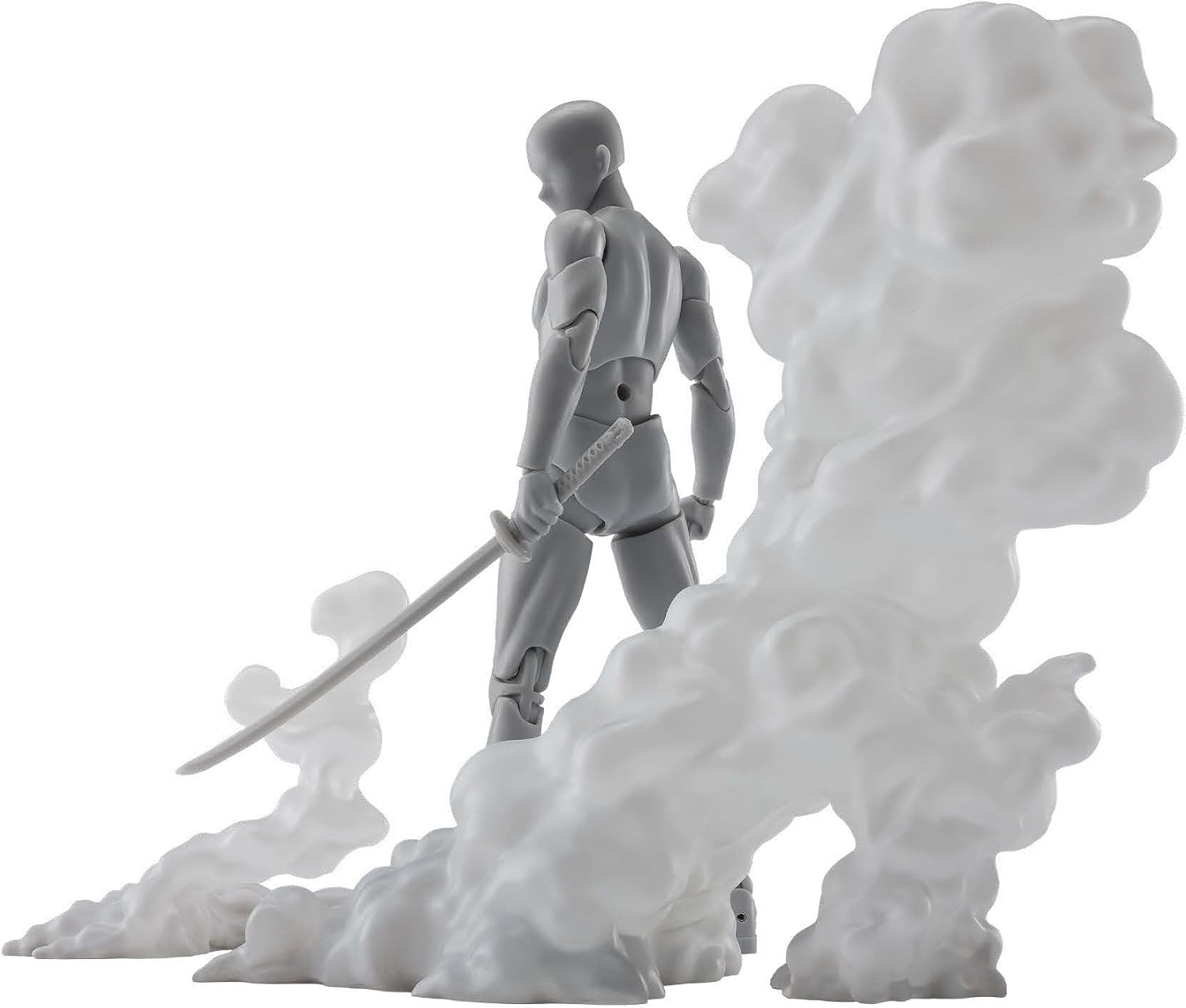 “Tamashii EFFECT SMOKE White version” is now available in the popular Tamashii EFFECT series, with the image of billowing smoke! By combining parts of various sizes, it is possible to decorate a variety of scenes. In addition to being used as smoke, it can also be used as dust during battle! Approx. 5.31 inches (13.5cm).
Figures and tamashii stage items shown not included (sold separately)