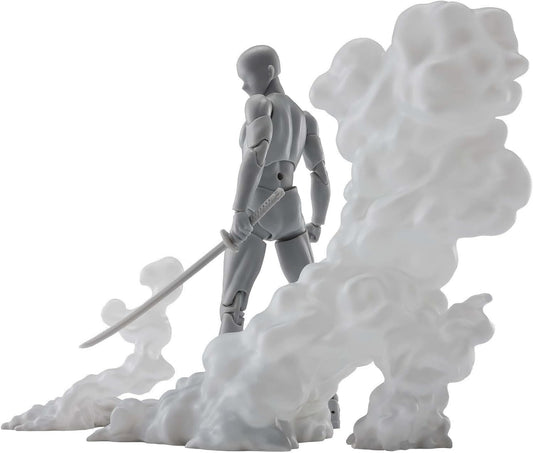 “Tamashii EFFECT SMOKE White version” is now available in the popular Tamashii EFFECT series, with the image of billowing smoke! By combining parts of various sizes, it is possible to decorate a variety of scenes. In addition to being used as smoke, it can also be used as dust during battle! Approx. 5.31 inches (13.5cm).
Figures and tamashii stage items shown not included (sold separately)