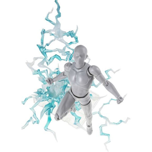 From the popular Tamashii EFFECT series, the "Green version" of "Tamashii EFFECT THUNDER", which visualizes the sound of thundering lightning, is now available! The lightning bolt consists of 6 parts, each of which can be combined with a figure to recreate various scenes.
Figures and Tamashii Stage supports not included. Product does not light up. Images may show additional lighting or effects added.