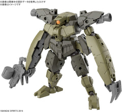 The top vote-getter in the 30MM Color Variation Grand Prix is the Gardonova in green -- and now it's a model kit just for you! This mech features chest armor and long movable arms; the length of its large claw can be adjusted by rearranging it, and movable front armor is used on the waist. The range of motion in its legs is wide for various poses. It's equipped with a mechanism for combining it with other machines, such as the Rever Nova. It can also be customized with existing optional parts. It's armed wi