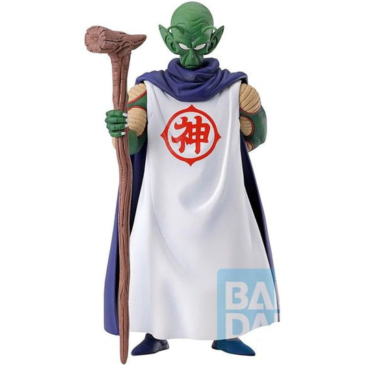 <p>Bandai Spirits Ichibansho is proud to announce their newest release Kami (The Lookout Above the Clouds)! Standing at approximately 10.6" tall, Kami is seen in a popular pose. Be sure to collect this and enhance your display with other incredible Ichibansho figures!</p>
<p>Masterlise Figures are Ichibansho's premiere statue line featuring a larger size compared to other figures and high-quality detail. This line is truly a masterpiece for fans to collect!</p>
