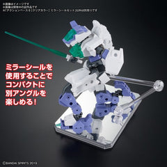 Bandai Spirits Hobby Action Base 6 Transparente - Juego de pegatinas de espejo (2 unidades)
