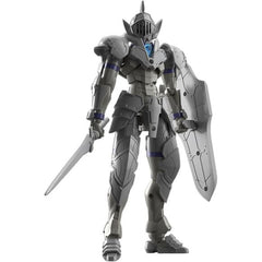 Bandai's new figure-kit series, "30MF (30 Minutes Fantasy)," debuts with the Liber Knight! This new lineup allows you to create your own fantasy-based figures and characters! The starter set includes armor and armed parts in addition to the base "silhouette" (elementary body). The "silhouette" is fully posable like a human body; movable axes are provided on the head and neck for natural flexibility. The new structure of the shoulder joint keeps the body line intact, even in bold poses. The movable parts of