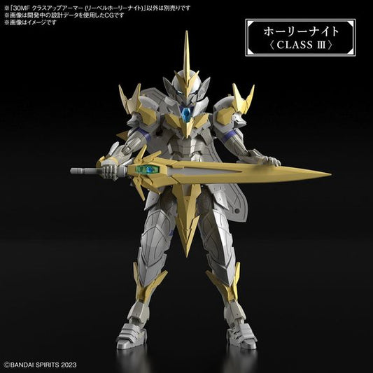 From Bandai's new Series 30MF (30 Minutes Fantasy), Liber Holy Knight is Liber Knight with the Liber Holy Knight Class up armor! It's a great 2-in-1, so Liber Knight and Liber Holy Knight Class up armor do not need to be purchased separately!