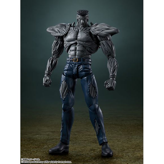 <p>Maybe you still think you won't die?" Toguro Jr., who fought against Yusuke Urameshi in the finals of the Dark Tournament arc, appears in his 100% form.</p>
<p><strong>Product Features:</strong></p>
<ul>
<li>Based on Yu Yu Hakusho</li>
<li>Part of the S.H.Figuarts series</li>
<li>Includes interchangeable expression and/or head parts</li>
<li>Includes interchangeable hand and/or wrist parts</li>
</ul>
<p><strong>Box Contents:</strong></p>
<ul>
<li>Main body</li>
<li>Interchangeable wrist parts
