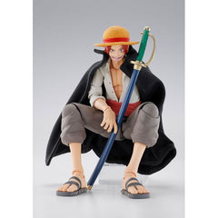 Bandai Tamashii Nations One Piece S.H.Figuarts Shanks & Childhood Monkey D. Luffy Action Figure