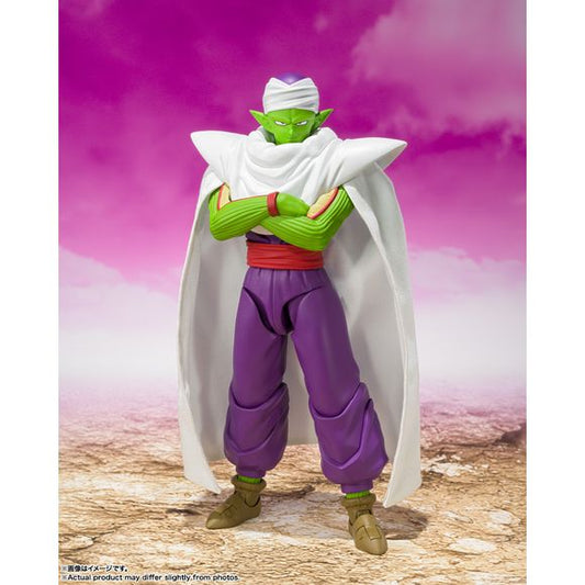 Piccolo" from "Dragon Ball DAIMA" is available in S.H.Figuarts!. The character is completely newly sculpted S.H.Figuarts to match the character design as it appears in "Dragon Ball DAIMA"! Measures approximately 6.3in tall