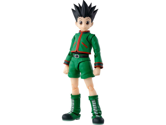 Gon from HUNTERxHUNTER JOINS S.H.Figuarts!
In addition to a wide variety of facial expression parts to recreate daily and battle situations, effect parts are also included that allow you to recreate the “Rock' and “Scissors” of Gon’s special Nen ability, “Jajanken”!