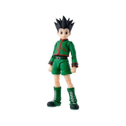 Gon from HUNTERxHUNTER JOINS S.H.Figuarts!
In addition to a wide variety of facial expression parts to recreate daily and battle situations, effect parts are also included that allow you to recreate the “Rock' and “Scissors” of Gon’s special Nen ability, “Jajanken”!
