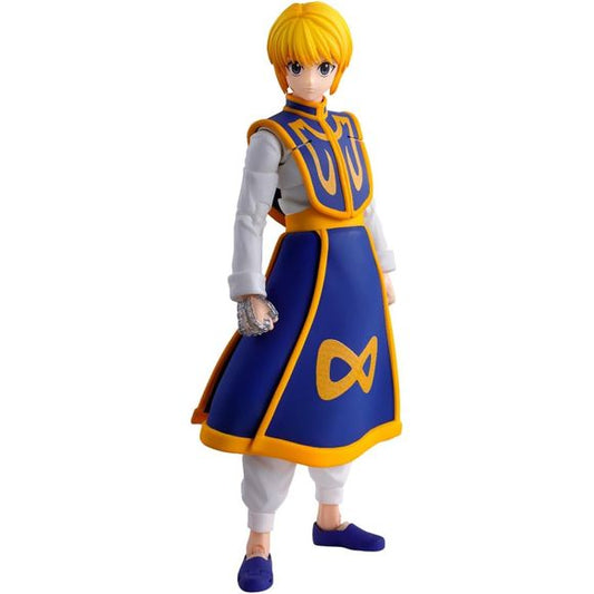 Kurapika from HUNTER x HUNTER is joining S.H.Figuarts!
4 optional face parts (2 standard eye faces / 2 scarlet eye faces) are included in this set together with a wide variety of optional hand and chain parts to recreate Kurapika's Nen ability!
