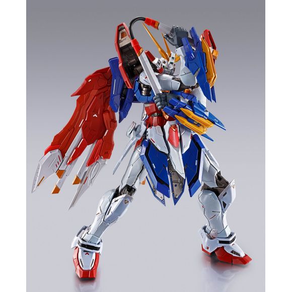 <p>BURNING GUNDAM", the Undefeated of the East, joins the superalloy-finished toy brand METAL BUILD! Now available with an extravagant design that can transform into "Burning Gundam Second", which appeared in the 30th anniversary spin-off series! Designed under the supervision of "Mobile Fighter G Gundam" director Yasuhiro Imagawa, this figure's steel body incorporates movability and gimmicks with the latest technology.</p>