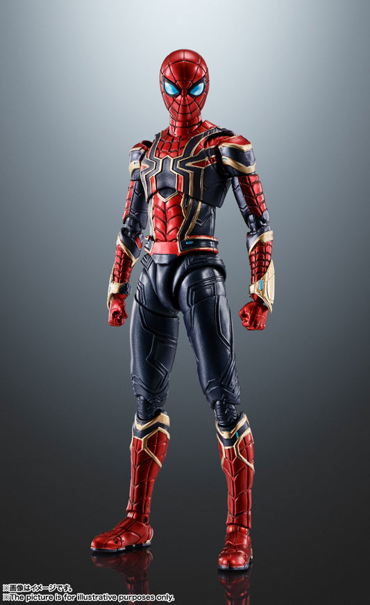 Iron Spider, as seen in "Spider-Man: No Way Home," returns to Bandai's "S.H.Figuarts" action-figure series! He's ready for action with an incredible range of posability and a wide variety of accessories, like his incredible mechanical spider legs!
*Reissue version