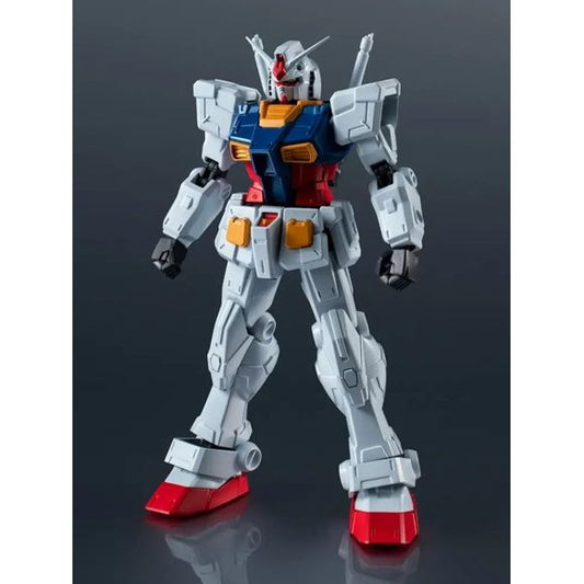 From GUNDAM UNIVERSE, the RX-78-2 GUNDAM is now available in a revised version! Equipped with the UNIVERSAL REACTION FRAME, for increased range of motion! The range of play can be further expanded using the wide range of optional parts!
