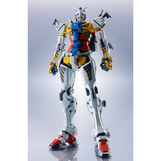 <p>White Gundam, appearing impressively in "Mobile Suit Gundam GQuuuuuuX -Beginning-", is now available from Metal Robot Spirits series in Earth Federation color just after its capture! Experience the impact of Tricolor Gundam piloted by Char through the fully-assembled figures!</p>
<p><strong>Box Contents:</strong></p>
<ul>
<li>Main body</li>
<li>Exchangeable hand left/right x 3 types</li>
<li>Beam Rifle</li>
<li>Gundam Shield</li>
<li>Hyper Bazooka</li>
<li>Beam Saber blade x 2</li>
<li>Exch