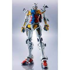 <p>White Gundam, appearing impressively in "Mobile Suit Gundam GQuuuuuuX -Beginning-", is now available from Metal Robot Spirits series in Earth Federation color just after its capture! Experience the impact of Tricolor Gundam piloted by Char through the fully-assembled figures!</p>
<p><strong>Box Contents:</strong></p>
<ul>
<li>Main body</li>
<li>Exchangeable hand left/right x 3 types</li>
<li>Beam Rifle</li>
<li>Gundam Shield</li>
<li>Hyper Bazooka</li>
<li>Beam Saber blade x 2</li>
<li>Exch