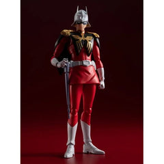 PRE-ORDER: Expected to ship in December of 2025
The "Red Comet," Char Aznable, makes a long-awaited appearance in S.H.Figuarts. While pursuing beautiful proportions, we have carefully implemented the articulation gimmicks with Char's most famous scenes in mind. In addition, a wide range of poses and scenes can be reproduced with a variety of interchangeable parts.