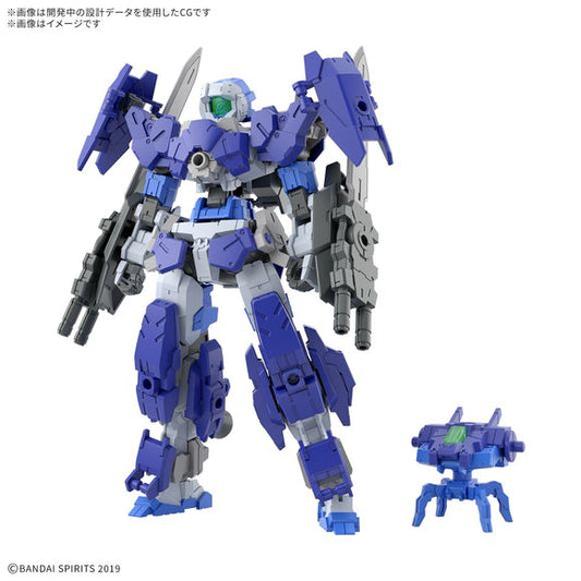 Here comes the long-awaited full-armor version of the Alto, the representative machine of Bandai's "30 Minutes Mission (30MM)" model-kit series, descending onto the battlefield bristling with powerful weapons! This kit is in a special color, too, and also includes the armor parts previously included with a Premium Bandai kit, 30MM 1/144 eEXM-17A Alto (Unit X777) in a new color