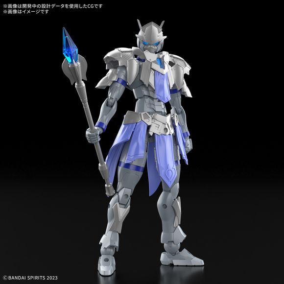 The Liber Priest is the newest member of Bandai's "30 Minutes Fantasy (30MF)" figure-kit series! This lineup allows you to create your own fantasy-based figures and characters! This starter set includes armor and weapon parts in addition to the base silhouette. The movable parts of the chest, torso, and waist work together with the sliding mechanism at the base of the waist joint to create natural poses.