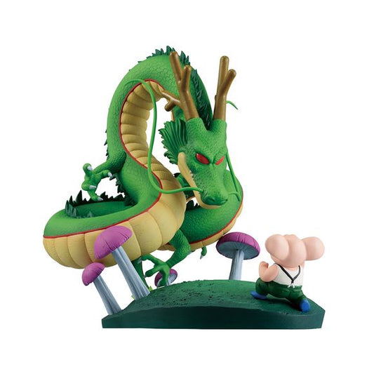 <p>Oolong and Shenron unite in this Dragon History II Revible Moment ICHIBANSHO Figure Set. Witness the whimsical charm of Oolong alongside the mighty presence of Shenron, capturing a unique moment from the “Dragon Ball” saga. Perfect for those who appreciate the playful yet powerful dynamics of the series.</p>
<p><strong>Product Features:</strong></p>
<ul>
<li>Based on Dragon Ball</li>
<li>Part of the Ichibansho series</li>
<li>Designed as a detailed fixed-pose display piece</li>
</ul>