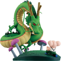 Oolong and Shenron unite in this Dragon History II Revible Moment ICHIBANSHO Figure Set. Witness the whimsical charm of Oolong alongside the mighty presence of Shenron, capturing a unique moment from the “Dragon Ball” saga. Perfect for those who appreciate the playful yet powerful dynamics of the series.